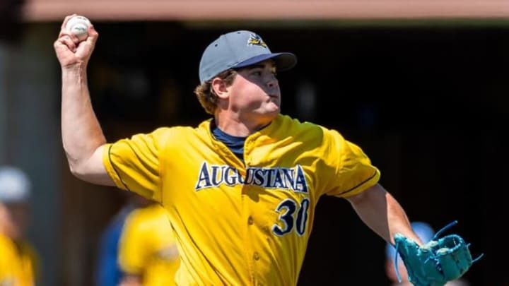 Nebraska transfer pitcher JD Hennen while at Augustana. Nebraska transfer pitcher JD Hennen while at Augustana.