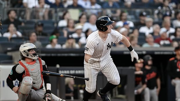 New York Yankees first baseman Ben Rice 