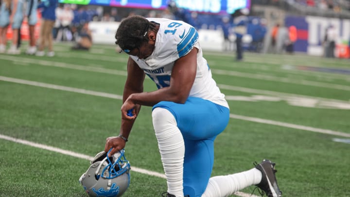 Detroit Lions wide receiver Donovan Peoples-Jones (19).