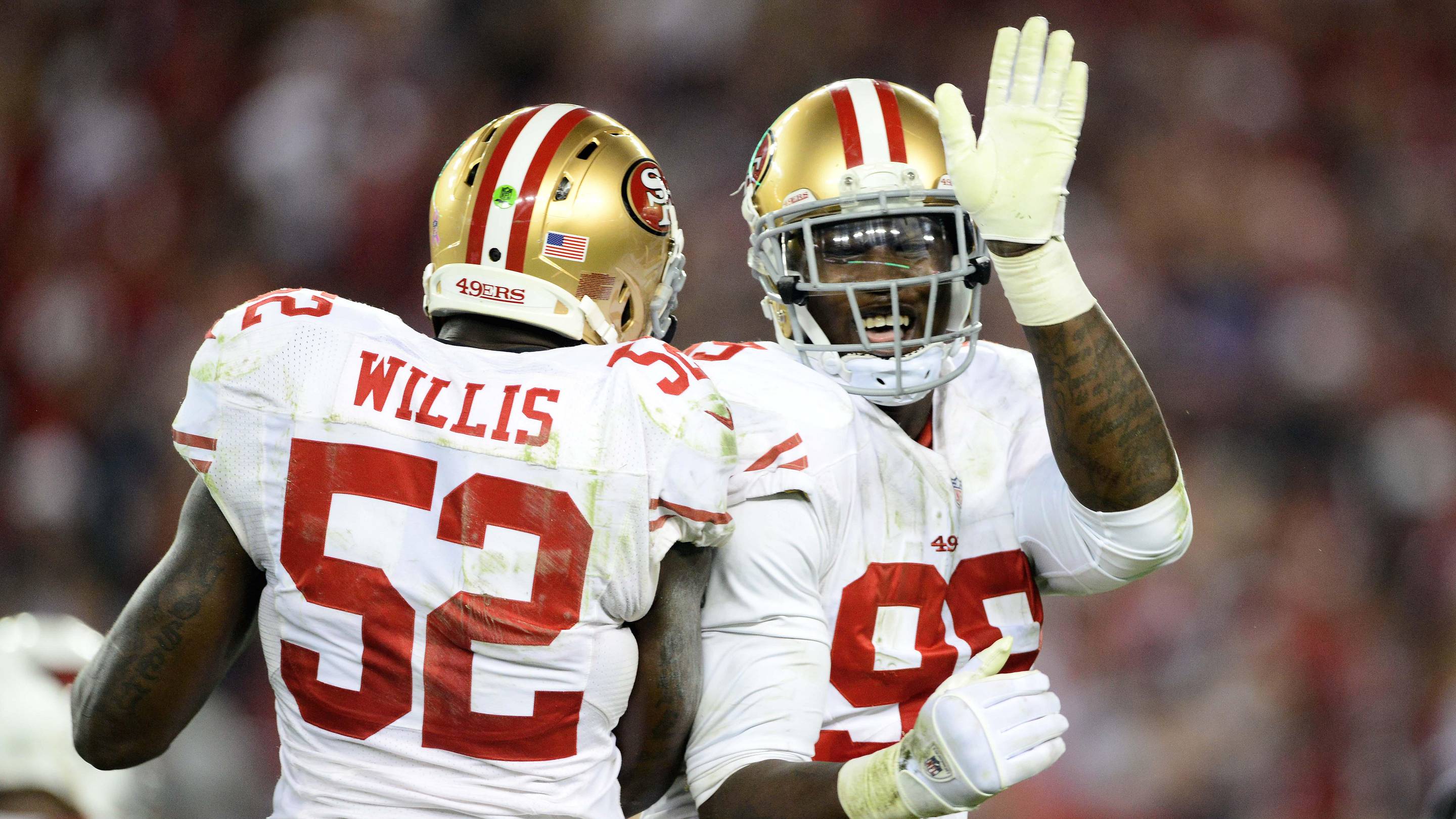 Legendary 49ers linebacker Patrick Willis shares touching Aldon Smith tribute