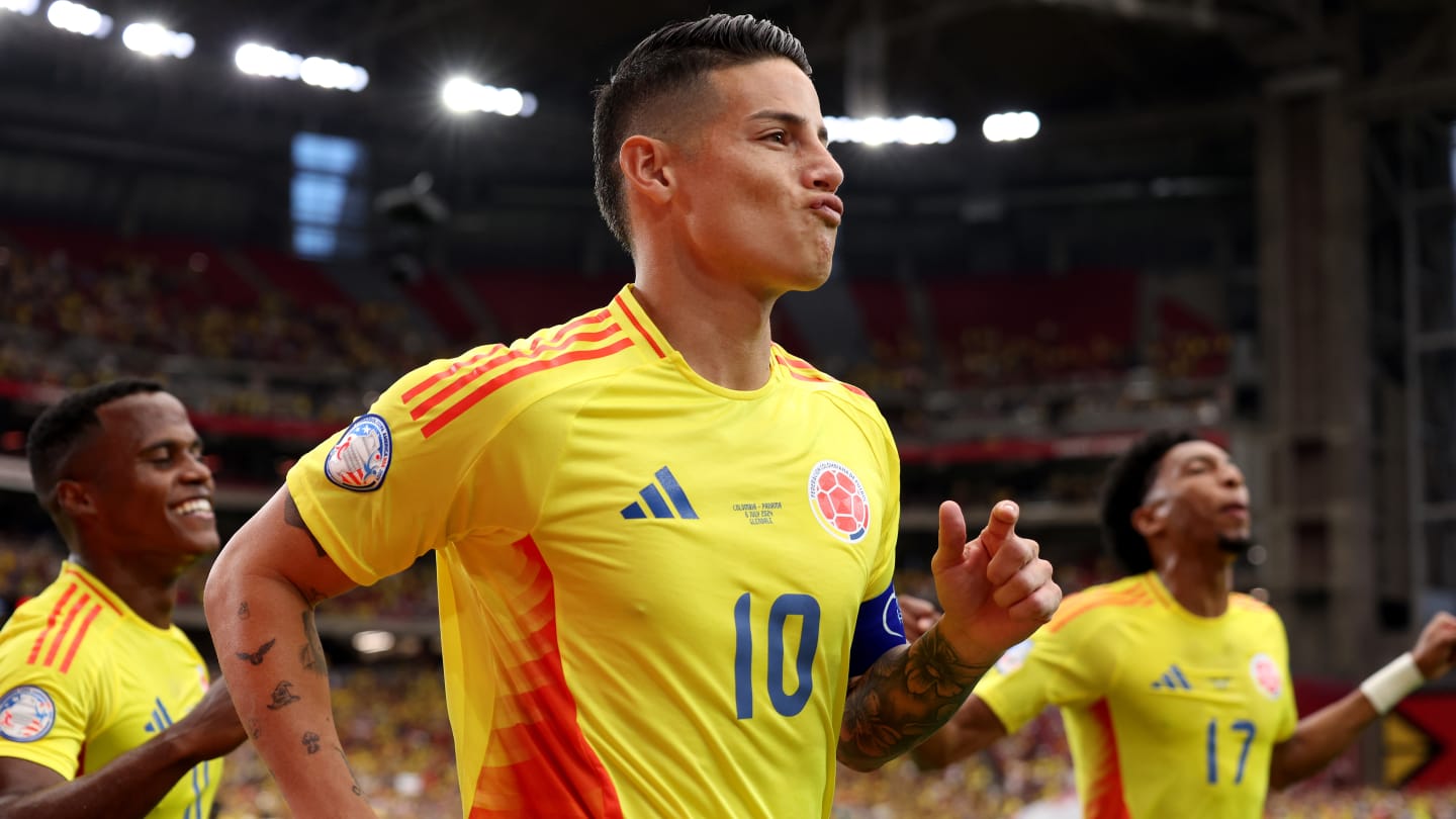 Participant scores as James Rodriguez and Colombia keep unbeaten after emphatic quarter-final win