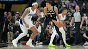 San Antonio Spurs center Victor Wembanyama and Orlando Magic forward Paolo Banchero both took shots in the final minute to help decide the most recent meeting at Kia Center between their teams, but neither will be on the floor for their Dec. 3 matchup.