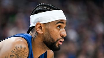 Nickeil Alexander-Walker #9 of the Minnesota Timberwolves looks on against the Utah Jazz.