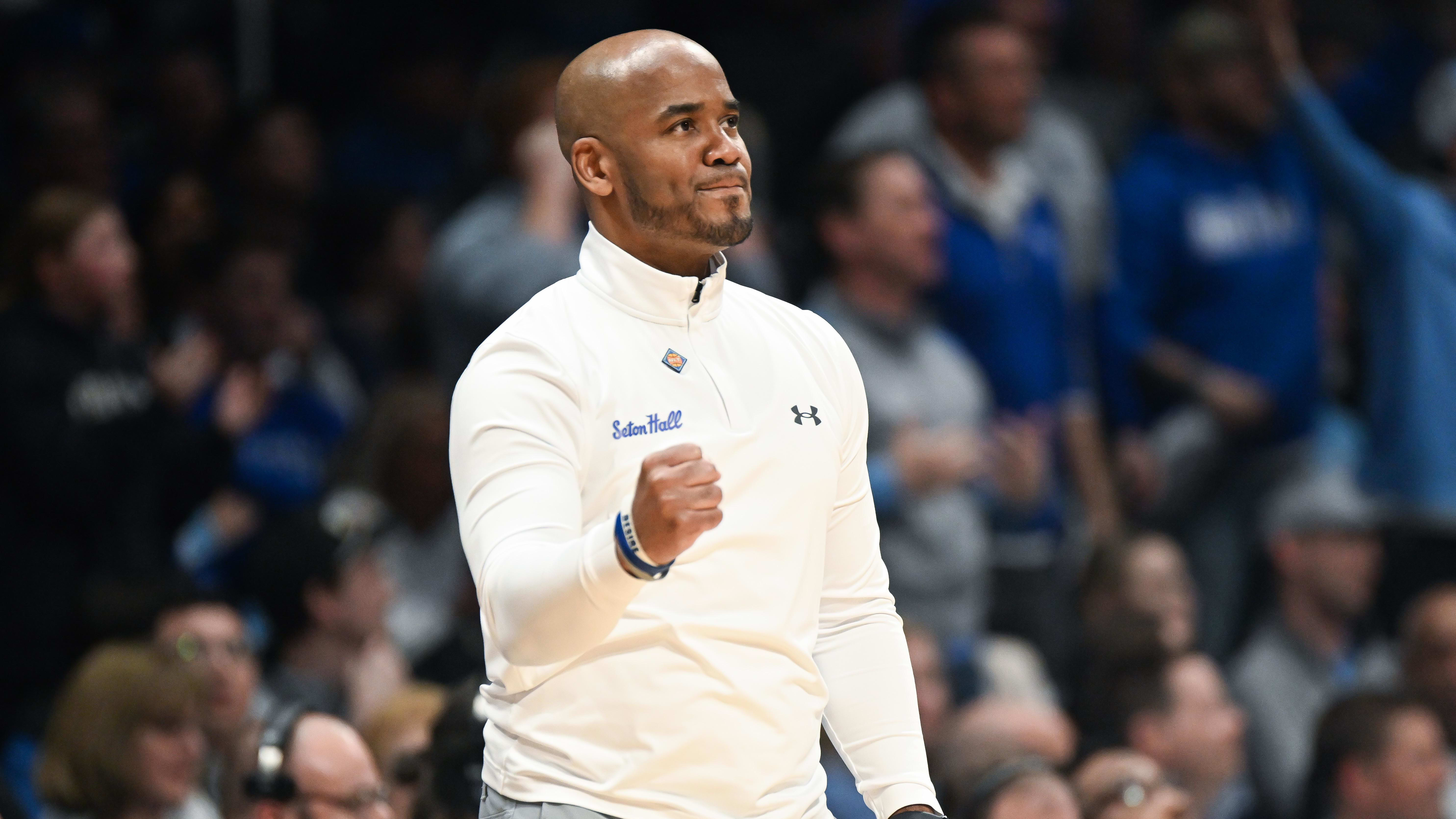 Seton Hall Pirates head coach Shaheen Holloway