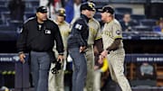 Padres skipper Mike Shildt motivated his team by getting tossed on Monday night