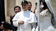 Pope Leo XIV, seen here in a White Sox hat earlier this year, had no problem showing off his South Side loyalty Wednesday.