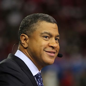 Stan Verrett smiles during the 2016 Peach Bowl.