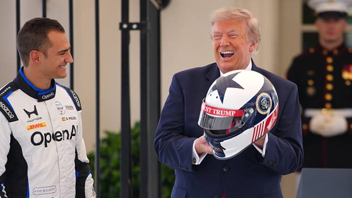 Alex Palou, Donald Trump, IndyCar