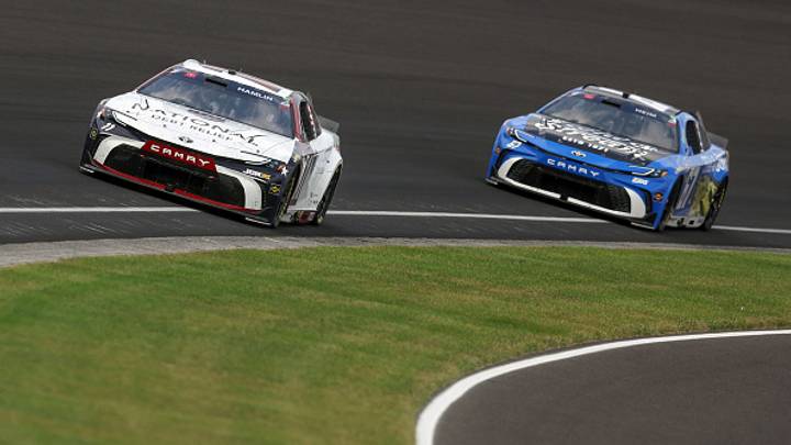 Denny Hamlin, Joe Gibbs Racing, Corey Heim, 23XI Racing, NASCAR Cup Series