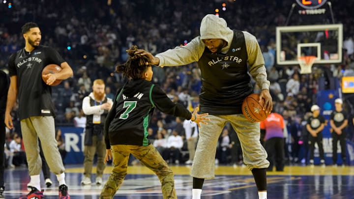 Celtics' Jaylen Brown Shows No Mercy Playing Against Kids During ...