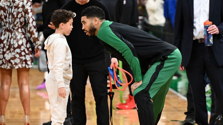 Celtics' Jayson Tatum Son Deuce Completely Trolls Him Over Dunking Abilities
