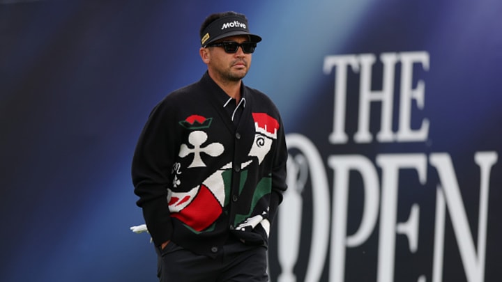Jason Day was all vibes at the first round of The Open. Jason Day was all vibes at the first round of The Open.