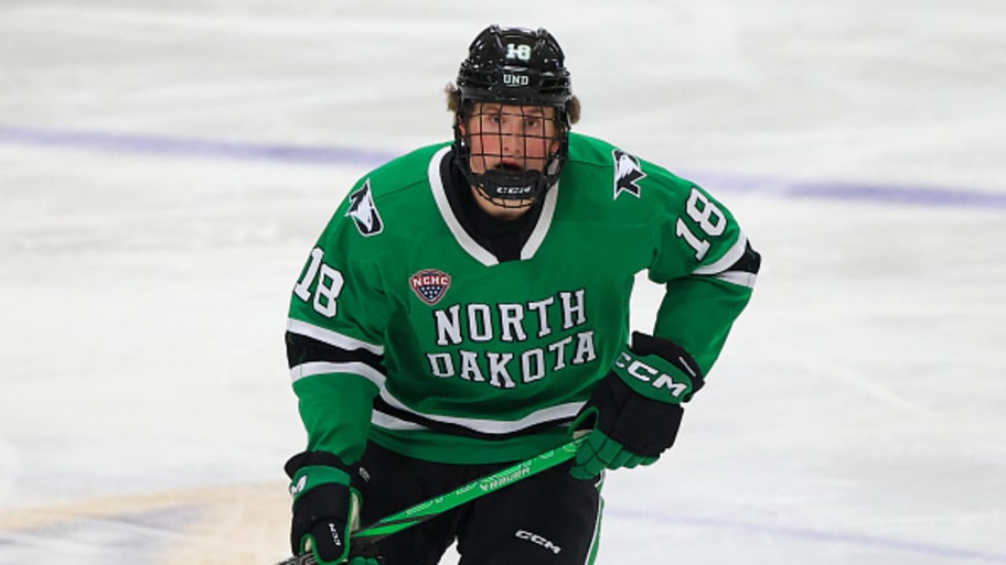 Keaton Verhoeff warms up for a game against Western Michigan.
