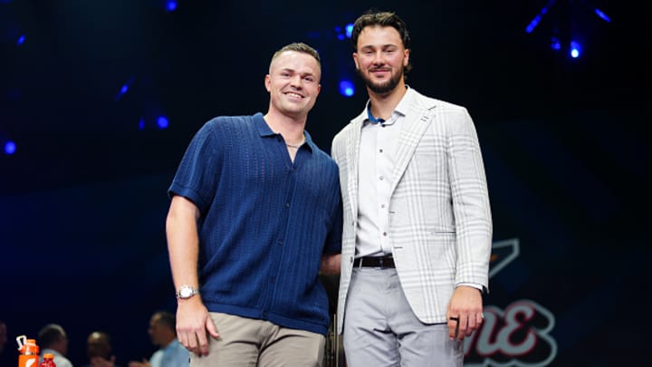 Skubal (left) and Skenes (right) won the American and National League Cy Young Awards in 2025. Skubal (left) and Skenes (right) won the American and National League Cy Young Awards in 2025.
