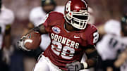 Adrian Peterson durante su etapa en Oklahoma. 