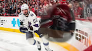 Tampa Bay Lightning forward Nikita Kucherov skates against the Carolina Hurricanes.