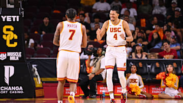 Jordan Marsh and the Trojans avoided a home upset of Troy on Thursday night.