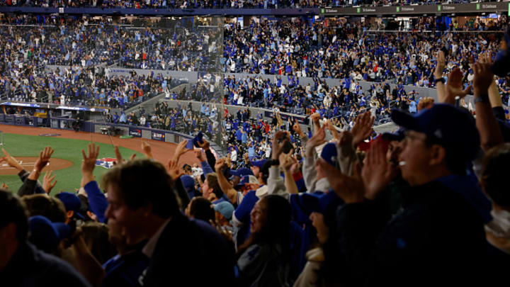 The Rogers Centre was packed for Game 4 of the World Series. The Rogers Centre was packed for Game 4 of the World Series.