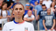 Alex Morgan #13 of the U.S. Women's National Team looks on before the game against South Korea at Dick's Sporting Goods Park on June 1, 2024 in Commerce City, Colorado. 