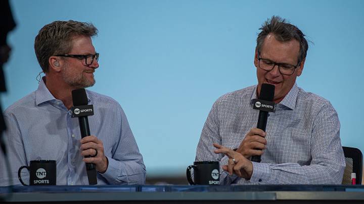 Dale Earnhardt Jr. and Steve Letarte, TNT Sports, NASCAR Cup Series