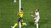Jobe Bellinham y Sergio Ramos en el partido entre Borussia Dortmund y Monterey del pasado Mundial de Clubes.