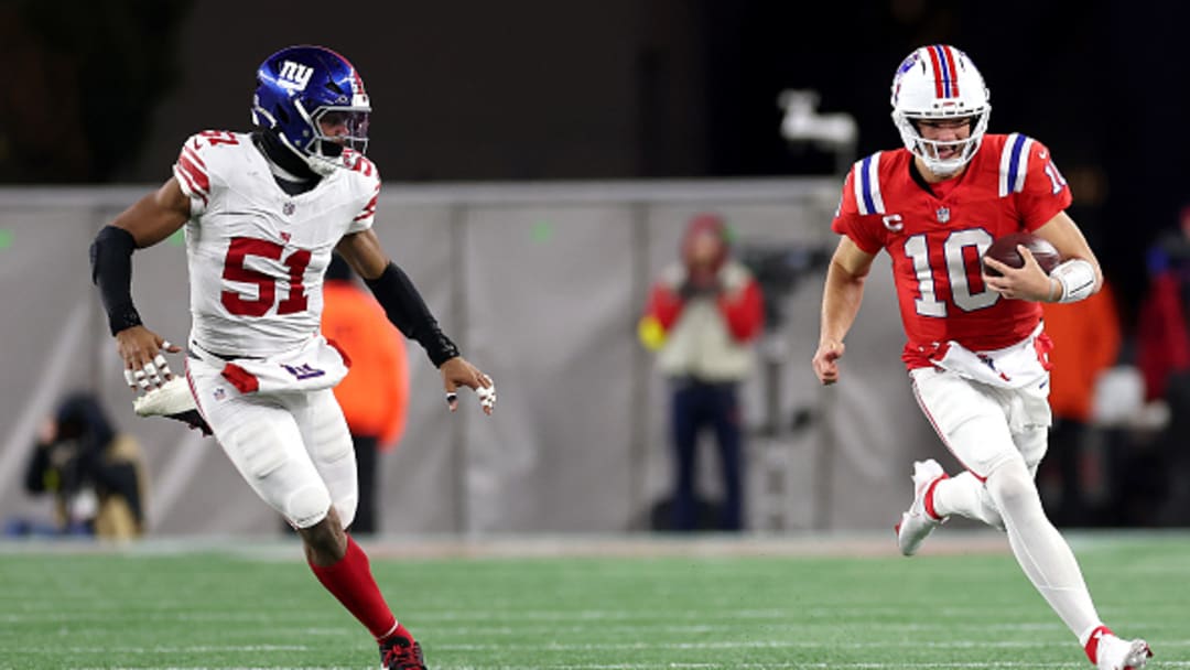 Abdul Carter was benched for the first quarter of the Giants’ loss to the Patriots on Monday night. 