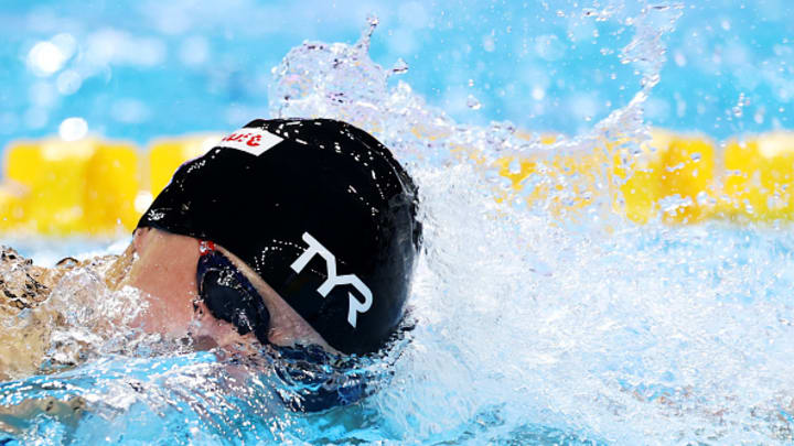 Katie Ledecky, leyenda de la natación estadounidense. 