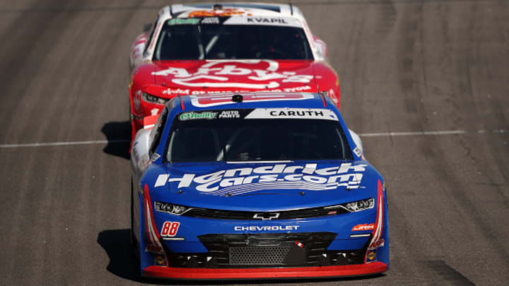 Rajah Caruth, Carson Kvapil, JR Motorsports, NASCAR