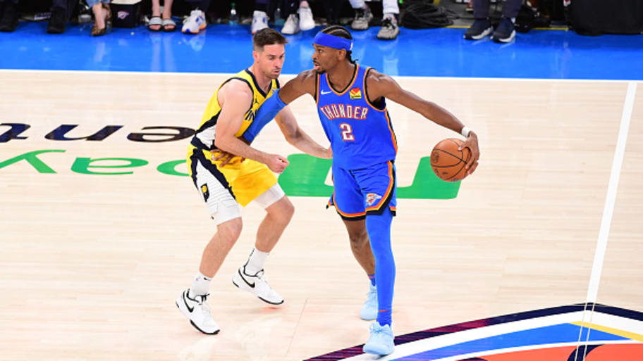 The league MVP had 34 points to even the NBA Finals at 1-1 | Photo by Adam Pantozzi/NBAE via Getty Images