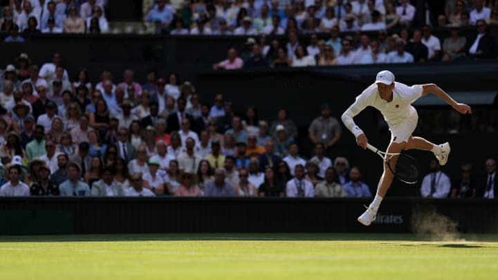Janik Sinner, vigente campeón de Wimbledon.