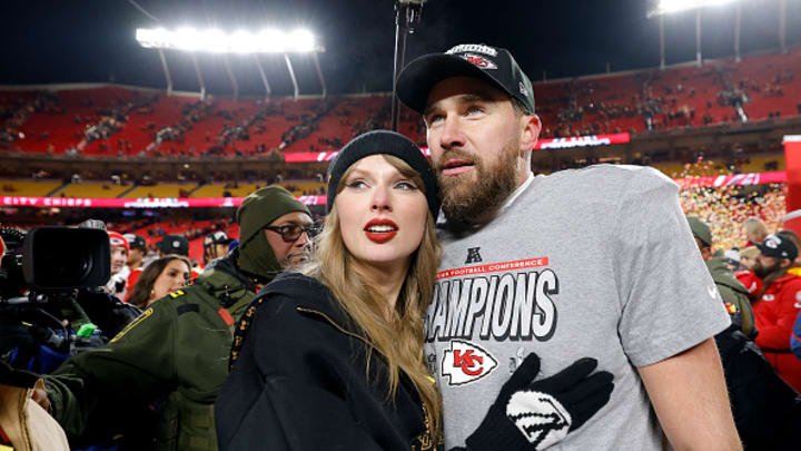 Travis Kelce and Taylor Swift are officially engaged, as the happy couple announced on Instagram. Here's a look at each star's net worth in 2025.