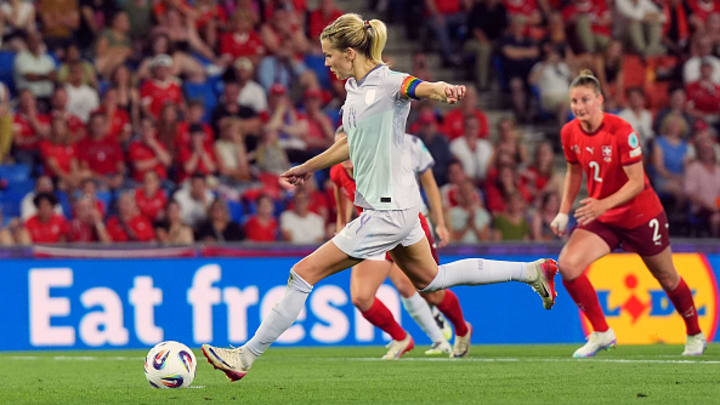 Hegerberg durante la Euro 2025.