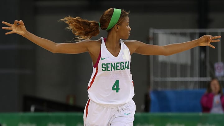 La senegalesa Oumoul Thiam durante los Juegos Olímpicos de Río 2016.