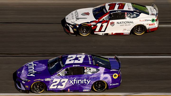 Bubba Wallace, 23XI Racing, Denny Hamlin, Joe Gibbs Racing, NASCAR Cup Series