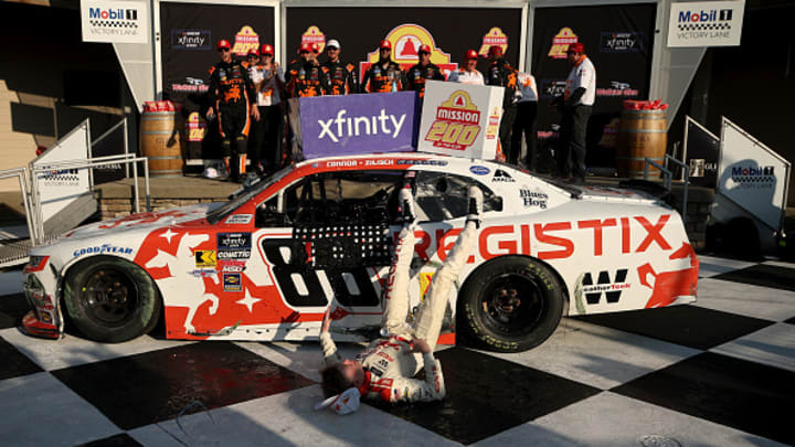 El momento exacto de la caída de Zilisch.