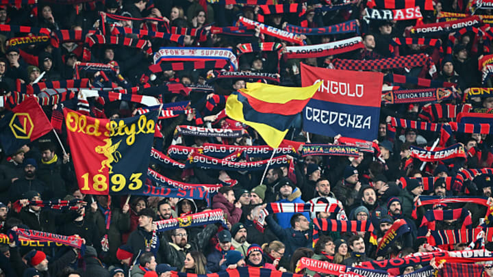 Aficionados del Genoa en el Luigi Ferraris.