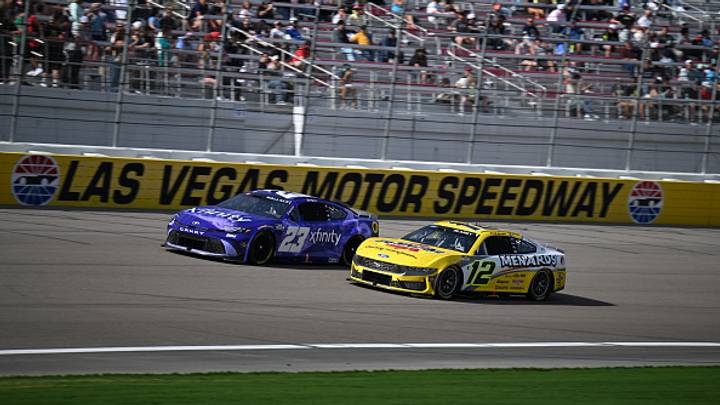Bubba Wallace, 23XI Racing, Ryan Blaney, Team Penske, NASCAR Cup Series