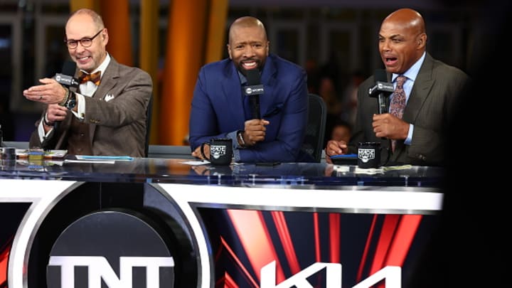 Kenny Smith, Ernie Johnson, and Charles Barkley Kenny Smith, Ernie Johnson, and Charles Barkley