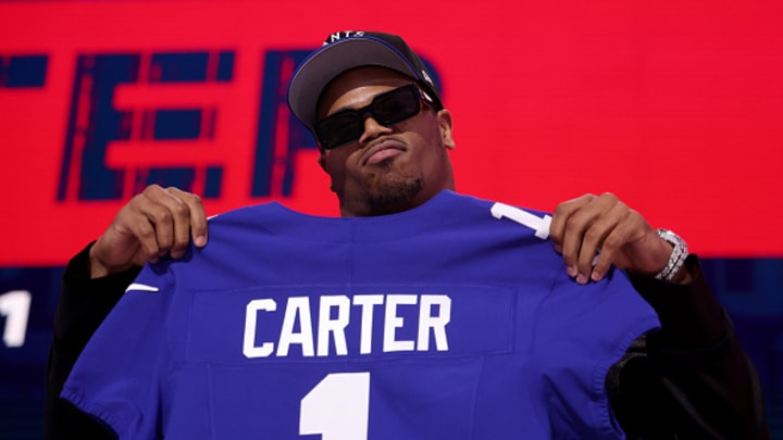 Abdul Carter, primera selección de draft de los Giants. Abdul Carter, primera selección de draft de los Giants.