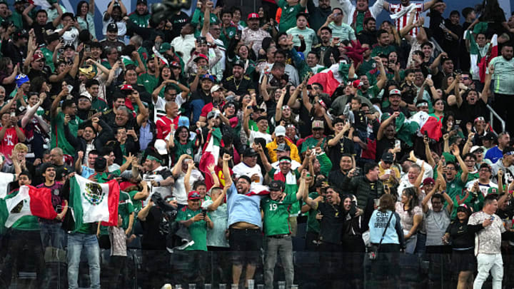 Algarabía en las tribunas del SoFi Stadium el pasado 23 de marzo; mañana el ambiente podría ser muy diferente para el inicio de la Copa Oro. Algarabía en las tribunas del SoFi Stadium el pasado 23 de marzo; mañana el ambiente podría ser muy diferente para el inicio de la Copa Oro.