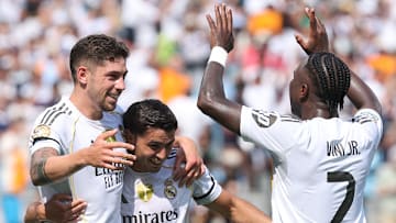 El uruguayo Valverde marcó el tercer gol del Madrid.