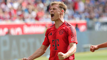Joshua Kimmich ist mit der Saison des FC Bayern einigermaßen zufrieden