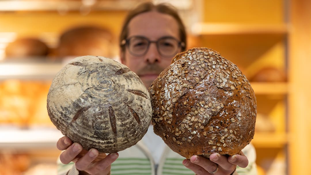 Dough from Eifel baker in sourdough library