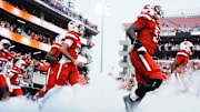 Louisville Cardinals football team takes to the field to take on James Madison University Friday September 5, 2025 at L&N Credit Union Stadium in Louisville, Kentucky.