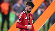 Bruno Fernandes après sa déception en finale de la Ligue Europa