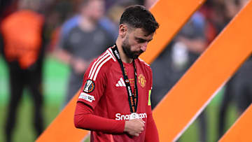 Bruno Fernandes après sa déception en finale de la Ligue Europa