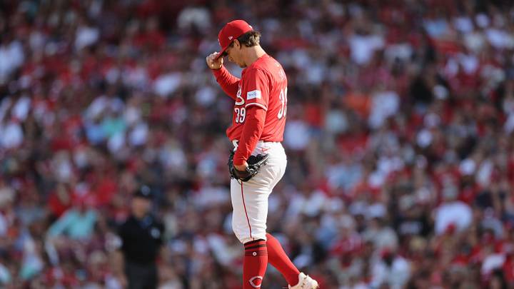 Cincinnati Reds pitcher Lucas Sims