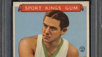 Nat Holman’s card in the 1933 Goudey Sport Kings Set 