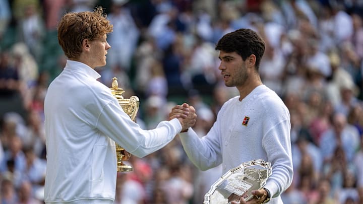 Carlos Alcaraz was all class after Jannik Sinner was forced to retire in the Cincinnati Open final on Monday.