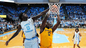 North Carolina Tar Heel wing Drake Powell (9).